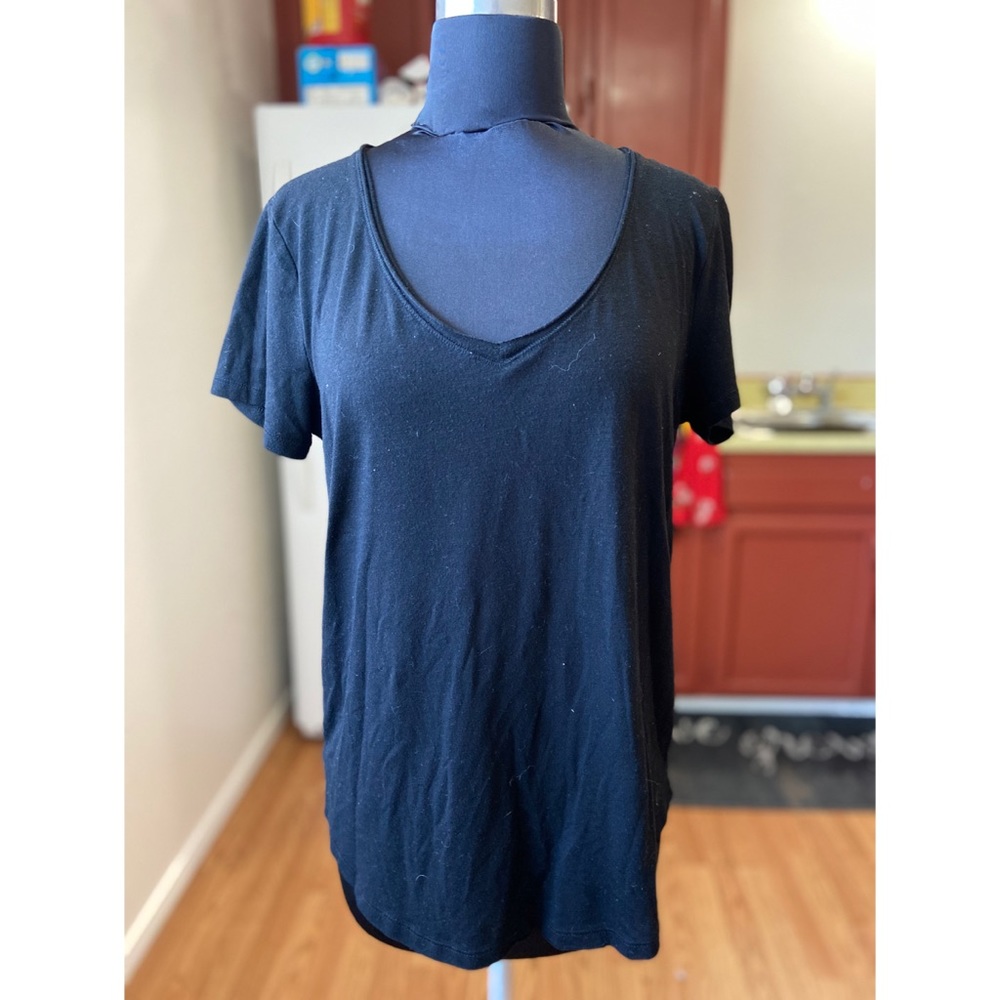 Black V Neck Shirt